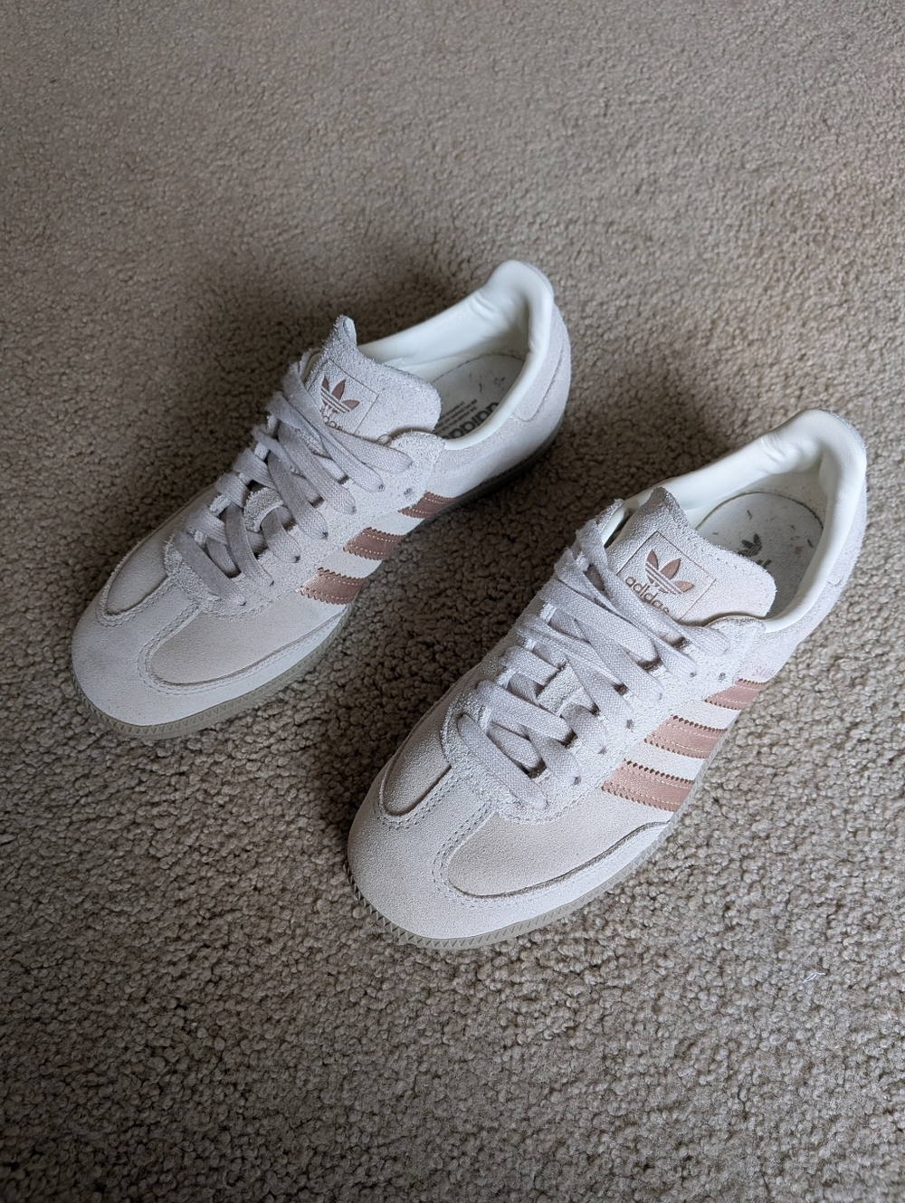 Adidas Sambas In Grey Suede - Size 7 EUC